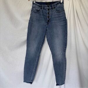 Lucky Brand Light Blue High Rise Bridgette Button Fly Jeans